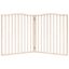 vidaXL Puerta para perros plegable 2 paneles madera de álamo 160 cm, , large indicador imagen numero 9