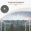 Outsunny Cubierta para Pérgola Gris Oscuro, , large indicador imagen numero 5