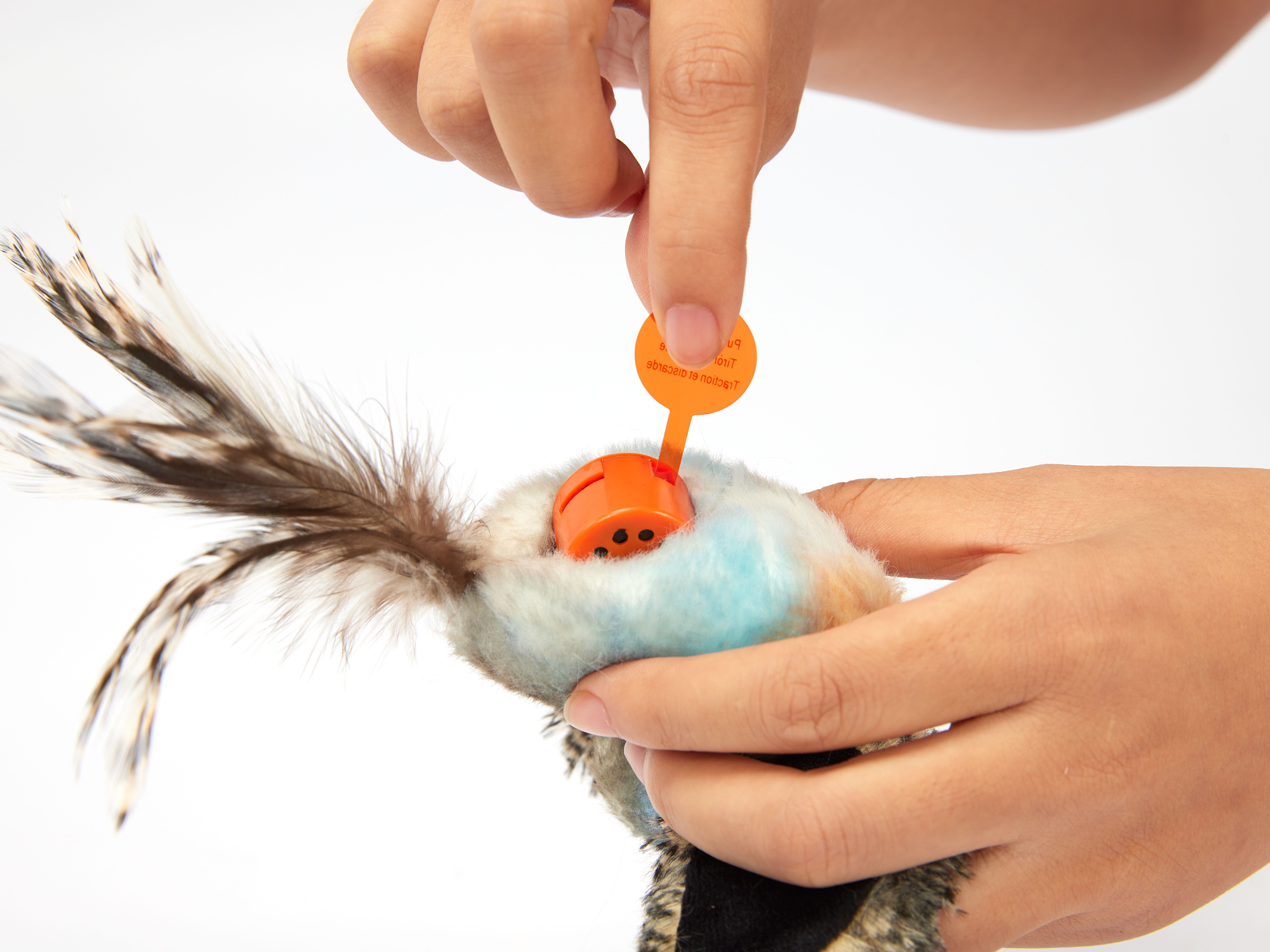 FOFOS | P&aacute;jaro Azul con Chip de Sonido y Catnip Natural - Para Gato, , large Imagen numero 5