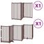 vidaXL Puerta para Perros Plegable Paneles Puerta de Seguridad Madera de &Aacute;lamo, , large indicador imagen numero 6