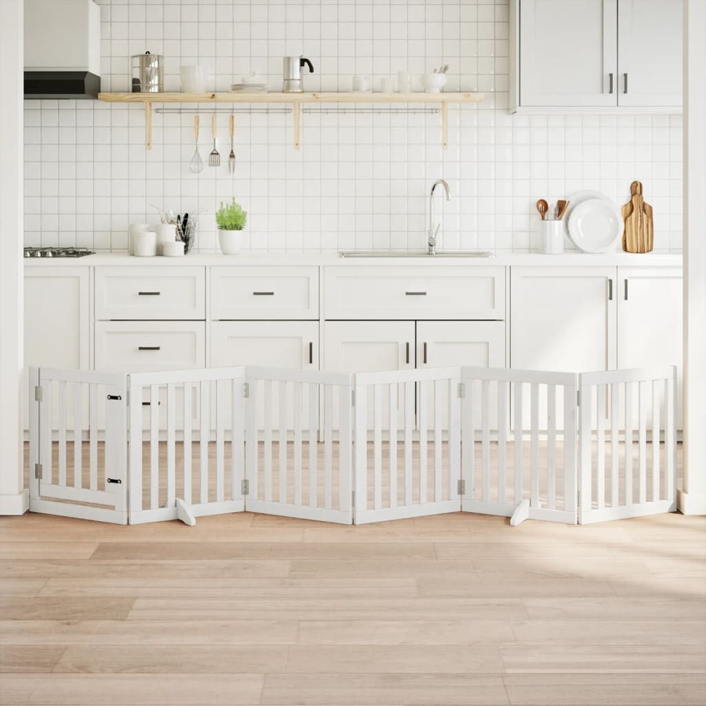 VidaXL Puerta Plegable Madera para Perros thumbnail