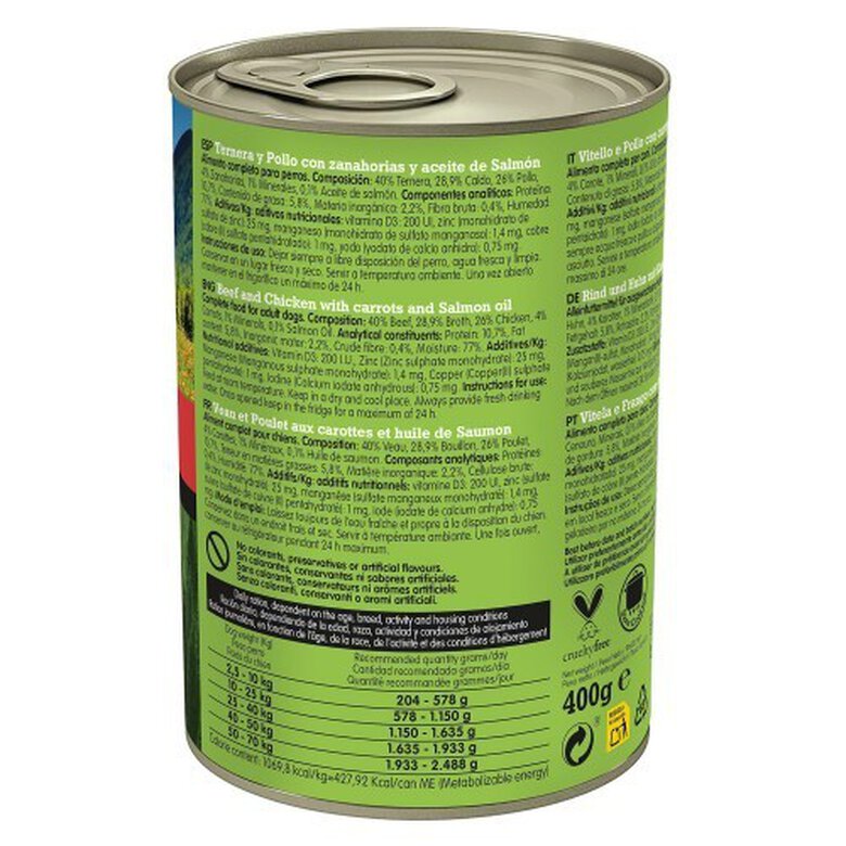 Comida húmeda Wet Food Adult para perros sabor Ternera/Pollo, , large image number null