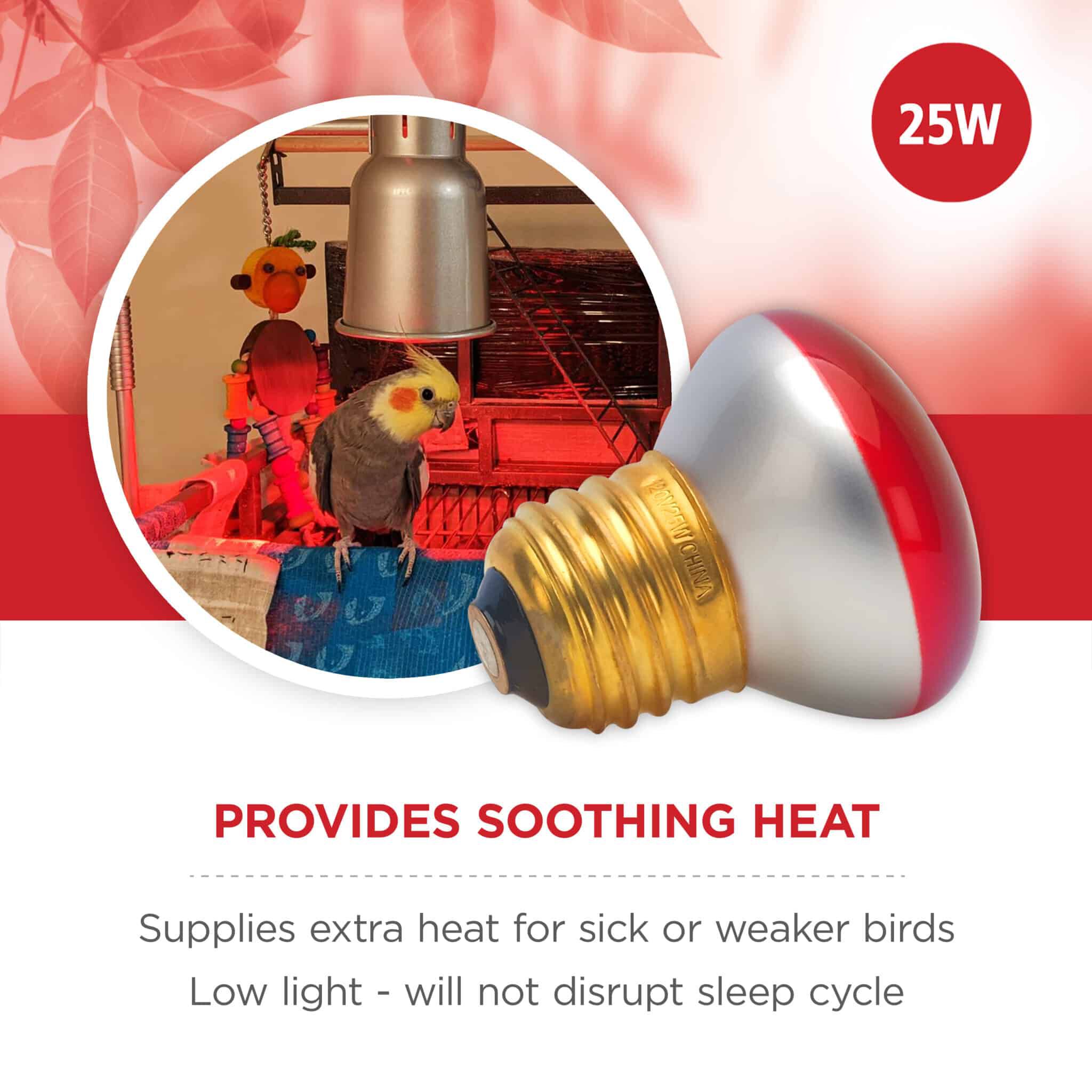 Bombilla infrarroja para p&aacute;jaros Hari Vision, 25 W, , large Imagen numero 2