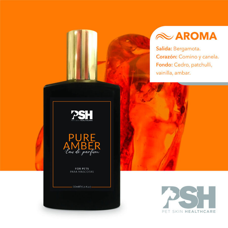 PSH Pure Amber Perfume para perros y gatos thumbnail
