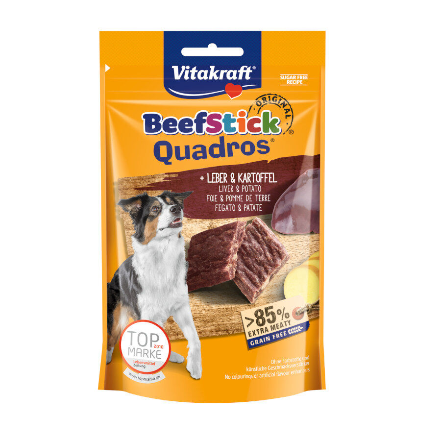 Vitakraft BeefStick Quadros Bocaditos de Hígado y Patata para perros