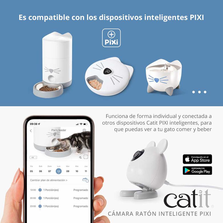 Catit Pixi cámara ratón inteligente para gatos thumbnail