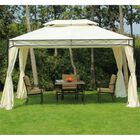 Pérgola para jardín Outsunny color Blanco, , large image number null
