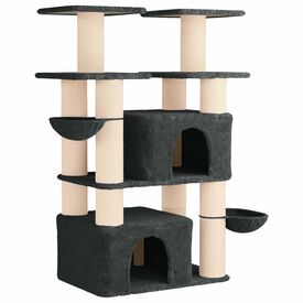 vidaXL &Aacute;rbol para gatos con postes de sisal 2 uds. Parque Muebles Felinos