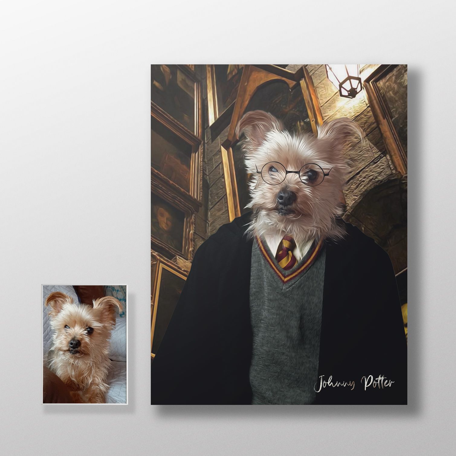 Pet Story Retrato Personalizado de Mascota póster Harry Potter