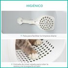 PawHut arenero caja cerrado blanco para gatos, , large image number null