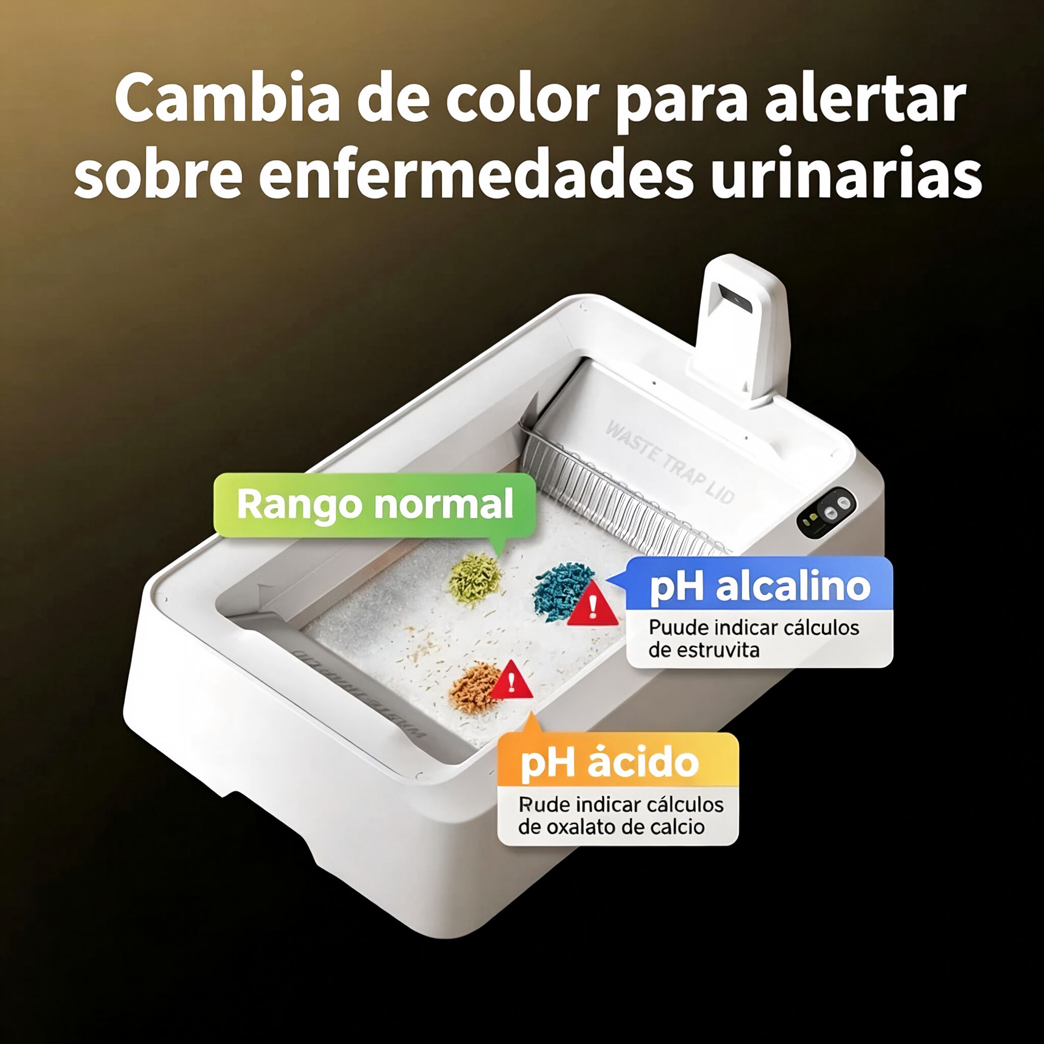 PETKIT Conjunto de arena cristalina con control de pH para gatos, compatible con la bandeja autolimpiante PUROBOT Crystal Duo, sistema de doble recogida de residuos, bandeja reemplazable, control de olores, gran capacidad de absorci&oacute;n, paquete de 4 unidades, , large Imagen numero 2