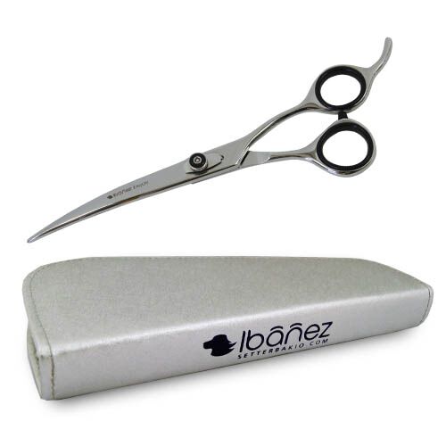 Tijera Ib&aacute;&ntilde;ez Enjoy Curva 19 cm para perros y gatos, peluquer&iacute;a canina, , large Imagen numero 2