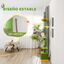 PawHut Árbol para Gatos de Suelo a Techo de 230-275 cm, Torre para Gatos con Altura Ajustable, Plataformas, Cueva, Hamaca, Postes de Sisal y Bola de Juguete, Verde, , large indicador imagen numero 5