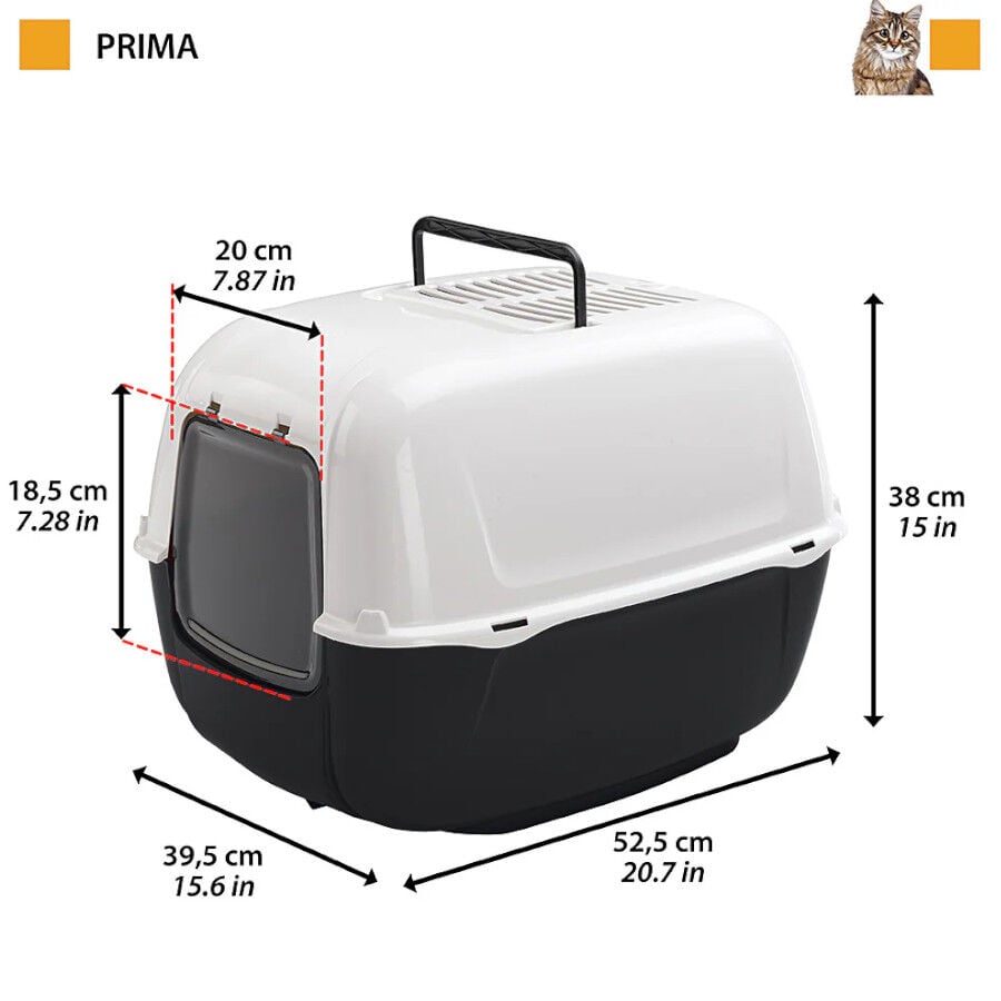 Ferplast Prima Caseta Higiénica color aleatorio para gatos thumbnail