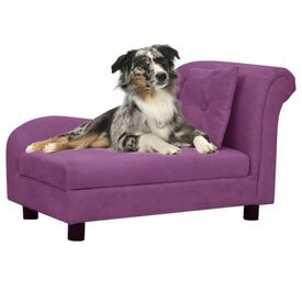 Sofá con cojín para perros color Púrpura