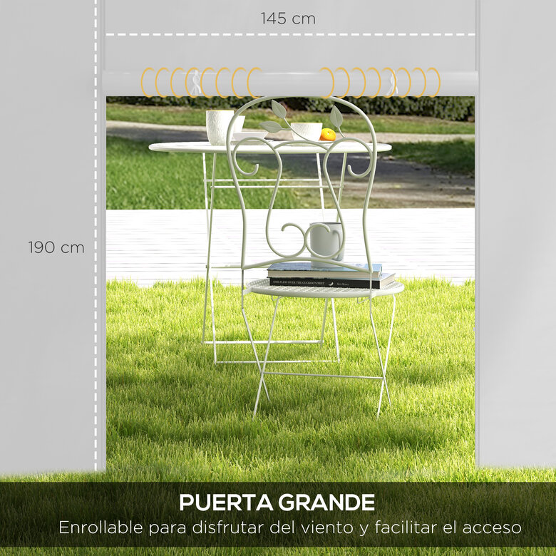 Outsunny Paredes para Carpa Blanco, , large image number null