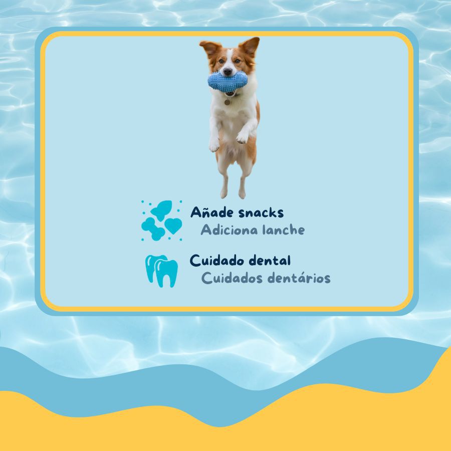 Summer Vibes Pelota Rugby Mordedor Juguete para perros, , large Imagen numero 3