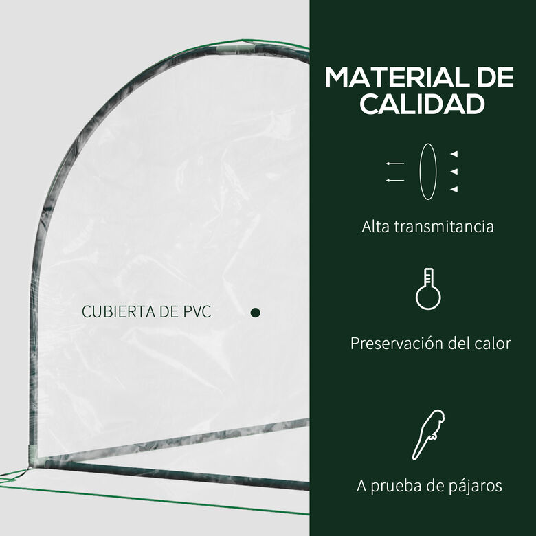 Outsunny Mini Invernadero Verde para exterior thumbnail
