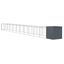 vidaXL Caseta perros con corral acero galvanizado gris 110x813x110 cm, , large indicador imagen numero 24