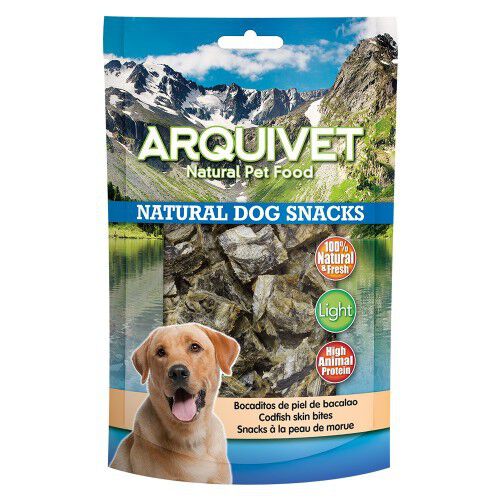 Bocaditos de piel para perros sabor Bacalao, , large Imagen numero 1