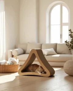 Althea Living - Rascador para gatos Delta, cart&oacute;n corrugado, , large Imagen numero 4