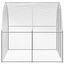 Vidaxl gallinero de exterior plateado para animales, , large indicador imagen numero 3