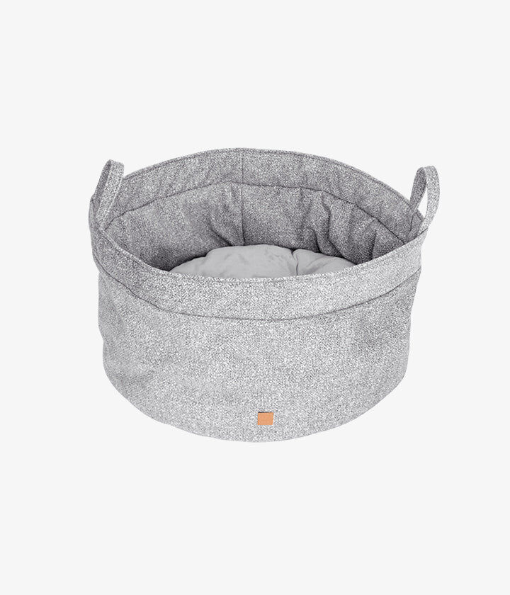 Pet and Co Cesta Duradera Louis Boucle Gris para Perros y Gatos, , large Imagen numero 2