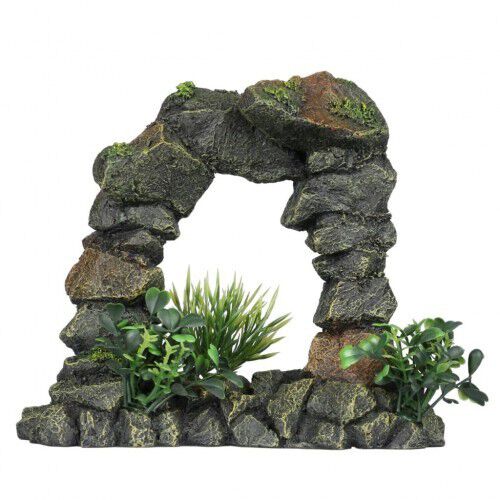 Arco de piedra para la decoraci&oacute;n de acuarios color Verde, , large Imagen numero 1