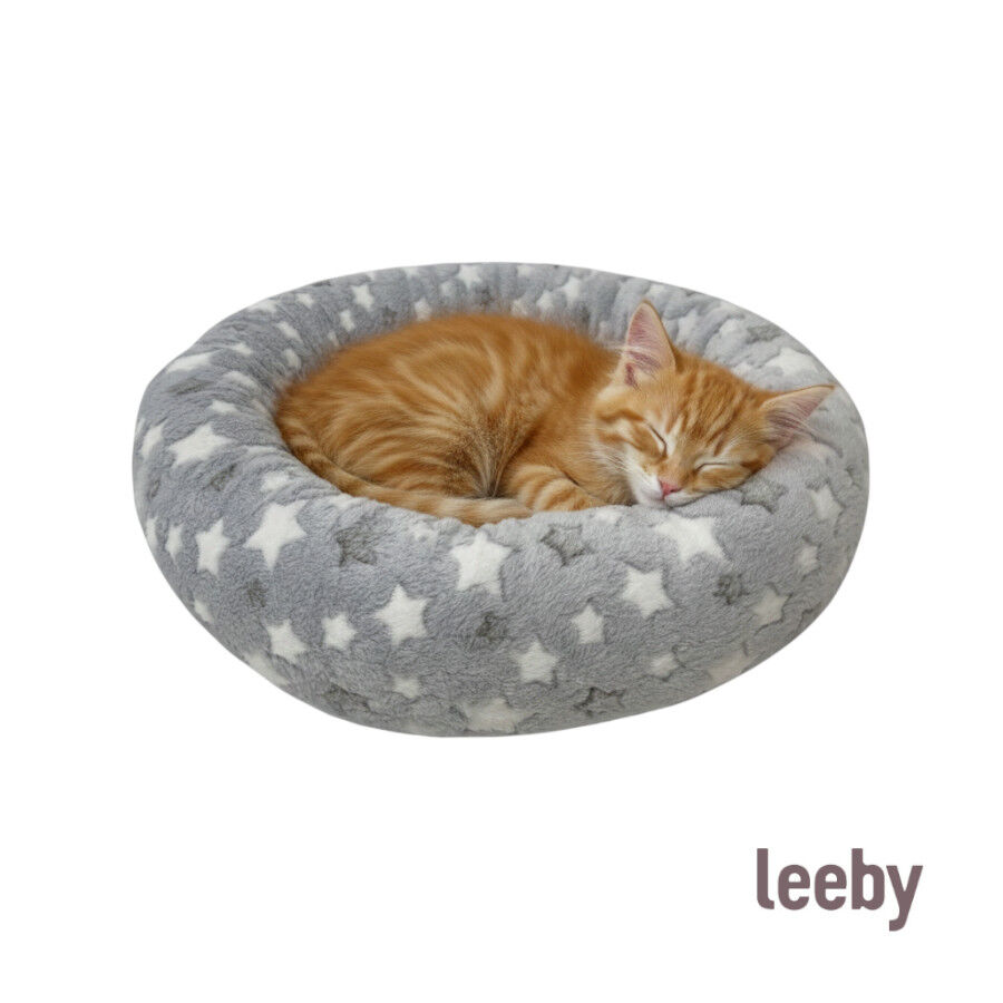 Leeby Cama Donut Estrella Gris para gatos, , large Imagen numero 4