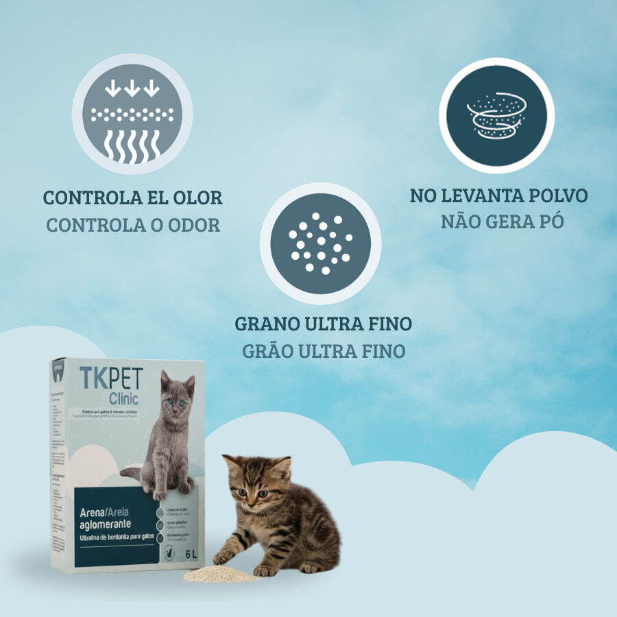 6 L TK-Pet Clinic Arena Ultrafina para gatos, , large Imagen numero 3