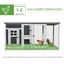 PawHut  Gallinero de madera para exterior, , large indicador imagen numero 4