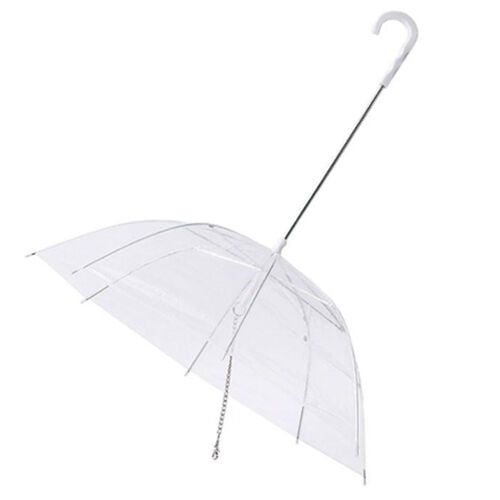 Freedog Correa en forma de Paraguas Transparente para perros