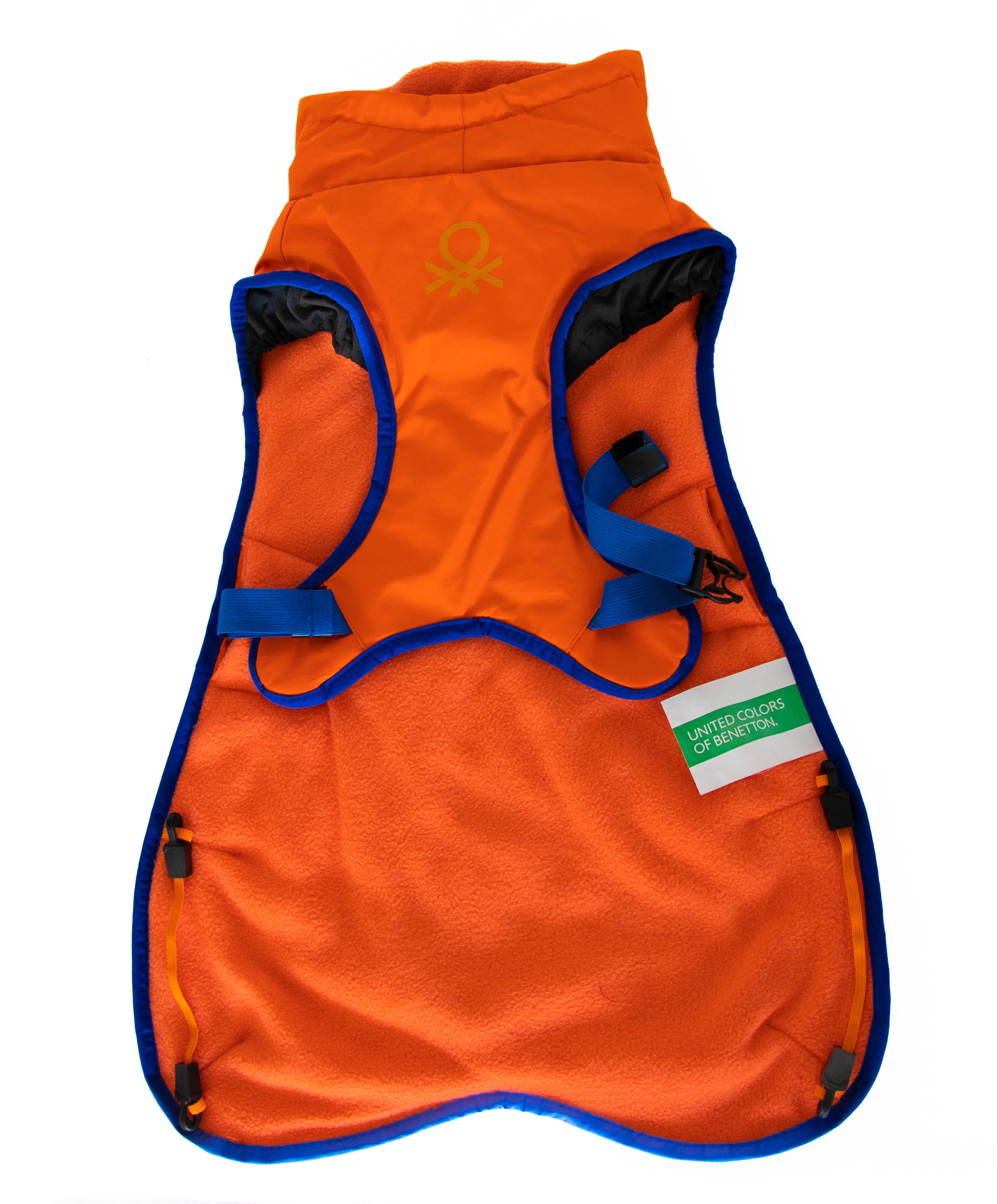 Benetton Abrigo Naranja Talla 32cm, , large Imagen numero 3