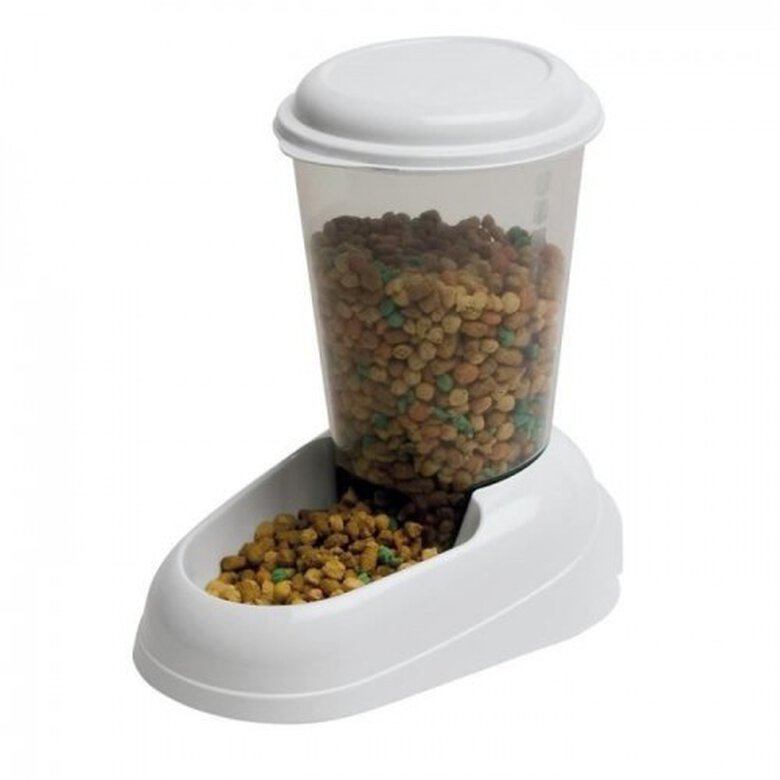 Dispensador de alimentos Zenith para mascotas color Blanco, , large image number null