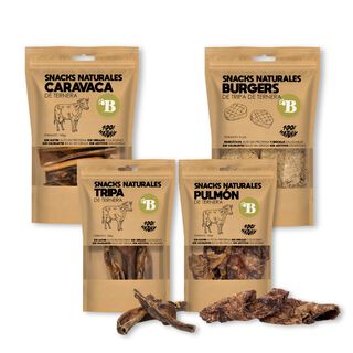 BIMORDISCOS PACK Snacks Naturales de Ternera para Perros