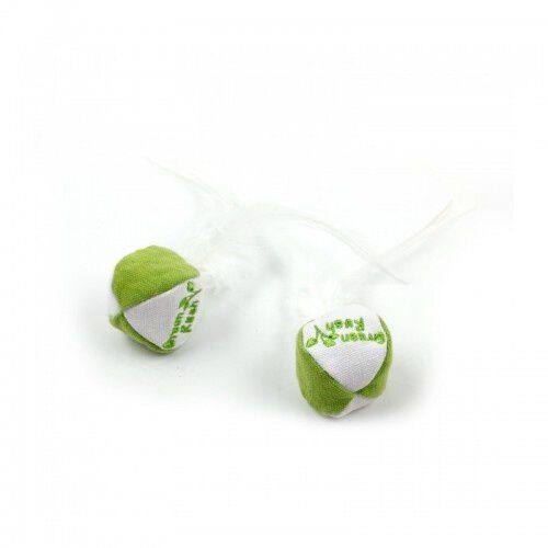 All for paws pelotas con plumas green russ, , large Imagen numero 2