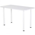 Mesa auxiliar de madera Homcom color Blanco, , large image number null