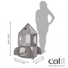 Refugio plegable Catit Vesper Rocket para gatos color Gris, , large image number null