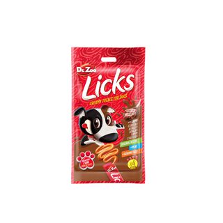 Dr Zoo Licks Snack Líquido De Cordero Para Perros Pack Ahorro 12x4x15 Gr