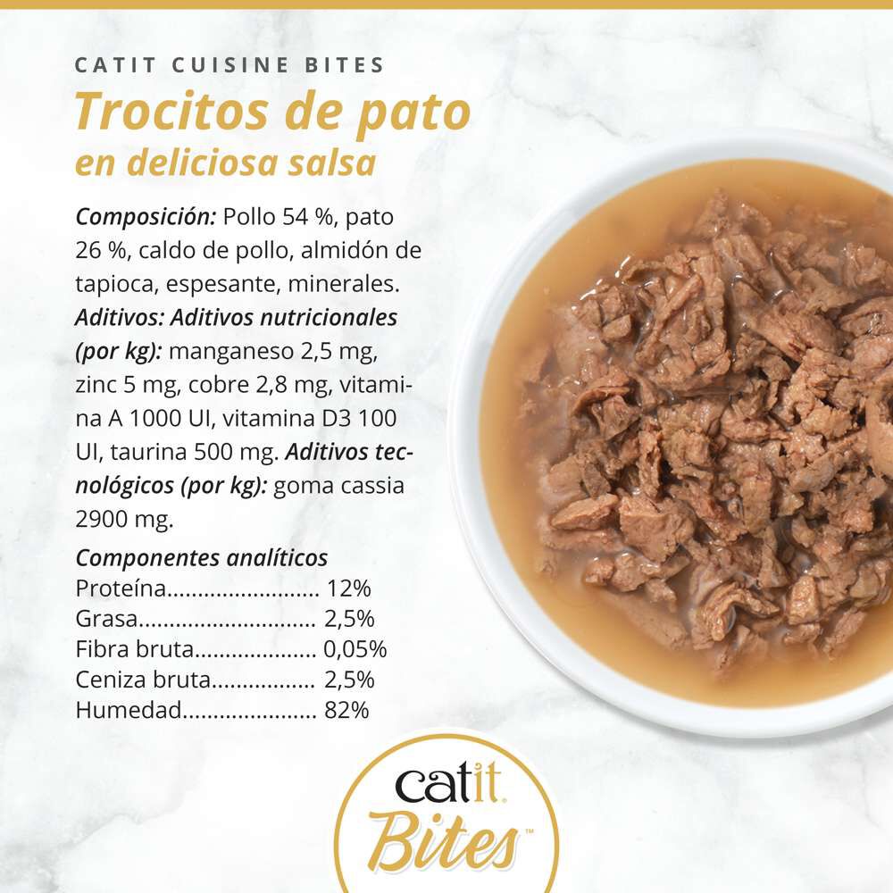 Catit Cuisine Bites de Pato, 75g, , large Imagen numero 3