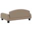 vidaXL Cama para perros de cuero sintético color capuchino 50x40x30 cm, , large indicador imagen numero 9