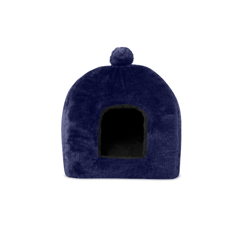 Gauty Cama para Perros y Gatos  Pelo - Azul y negro, , large Imagen numero 1