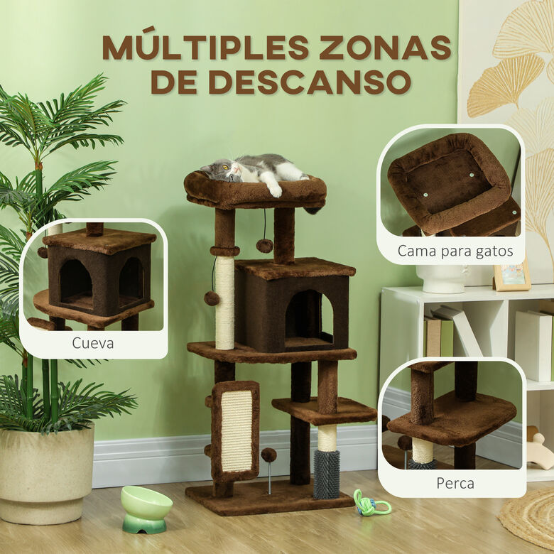 PawHut Árbol Marrón para Gatos thumbnail