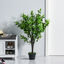 Outsunny Planta Artificial en Maceta Altura 120 cm Árbol de Olivo Sintético con 1080 Hojas Realistas y 108 Frutos Decoración para Interior Exterior Salón Oficina Verde, , large indicador imagen numero 2