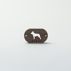 Pulsera de madera Boston Terrier/Bulldog Francés personalizable color Celeste, , large image number null