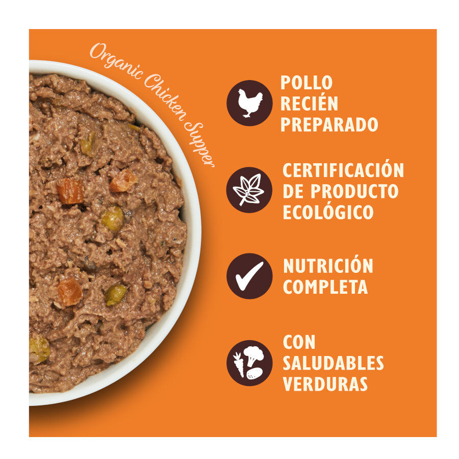 Lily&#039;s Kitchen Organic pollo tarrina para perros thumbnail