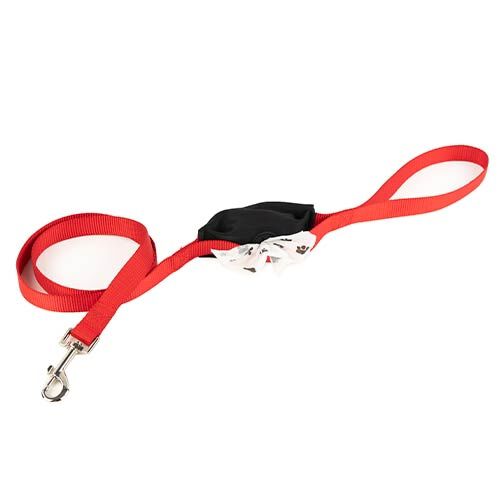 Correa nylon con portabolsitas el&aacute;stico CORREA PORTABOLSITAS ROJA - 2X120 CM, , large Imagen numero 2