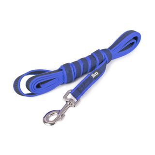 Julius K9 Correa Engomada Azul Con Asa para perros