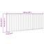 vidaXL Puerta para perros plegable 3 paneles madera álamo negra 150 cm, , large indicador imagen numero 10