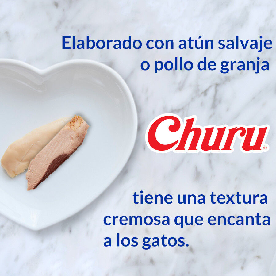 20 sobres x 14 g Churu Variedades de At&uacute;n Snack L&iacute;quido para gatos, , large Imagen numero 6